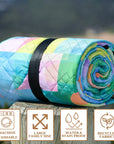 Skylight Blue Picnic Blanket