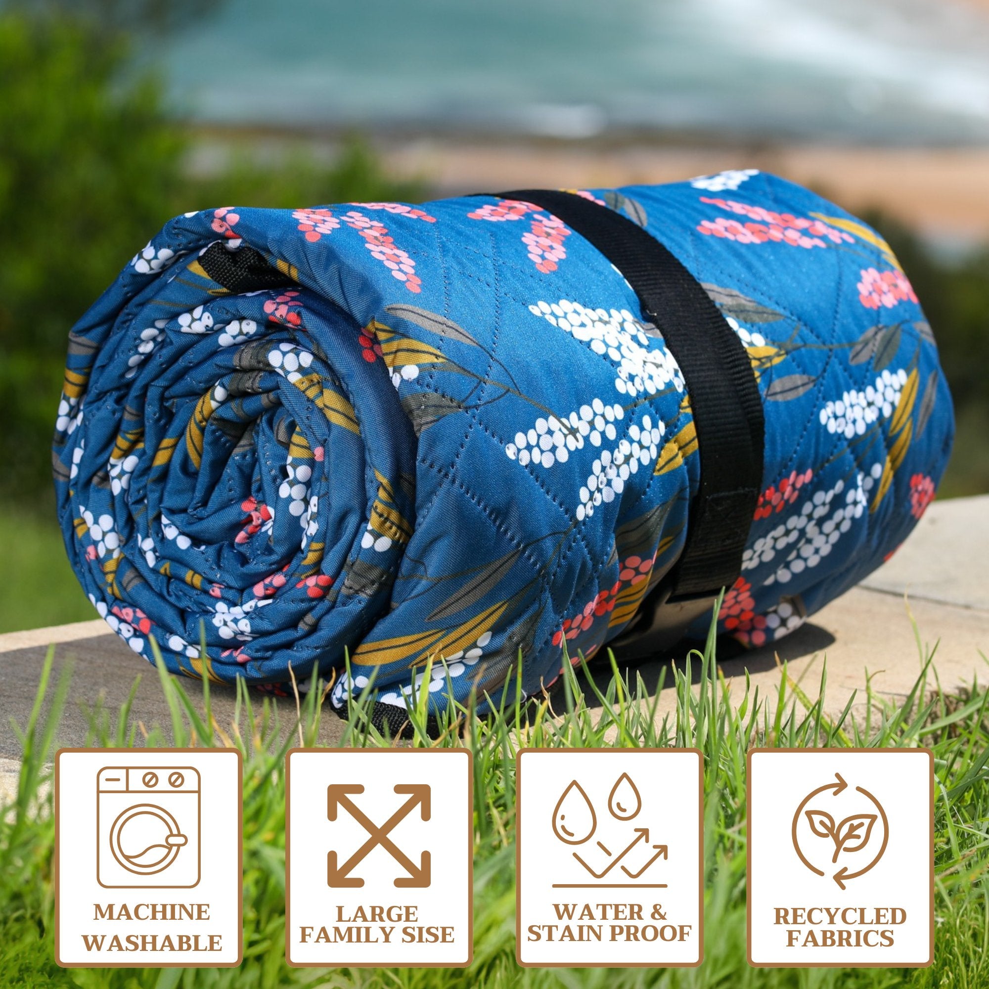 Wattle Picnic Blanket