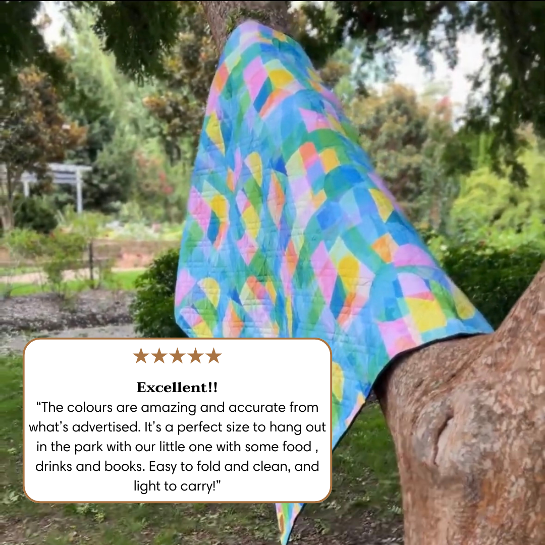 Skylight Blue Picnic Blanket