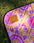 Summer Rock Pools Picnic Blanket