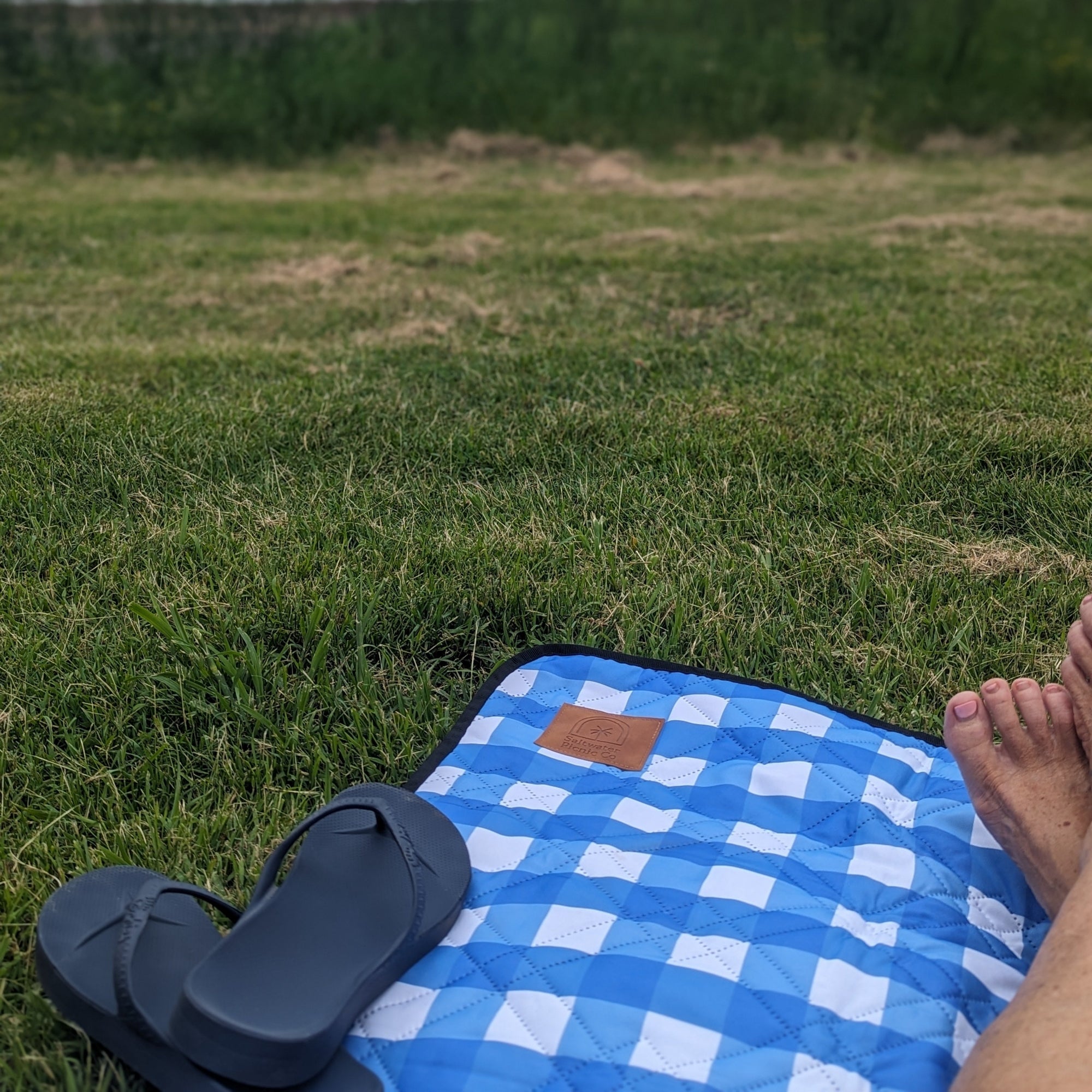 True Gingham Picnic Blanket