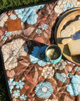 Retro Blooms Picnic Blanket