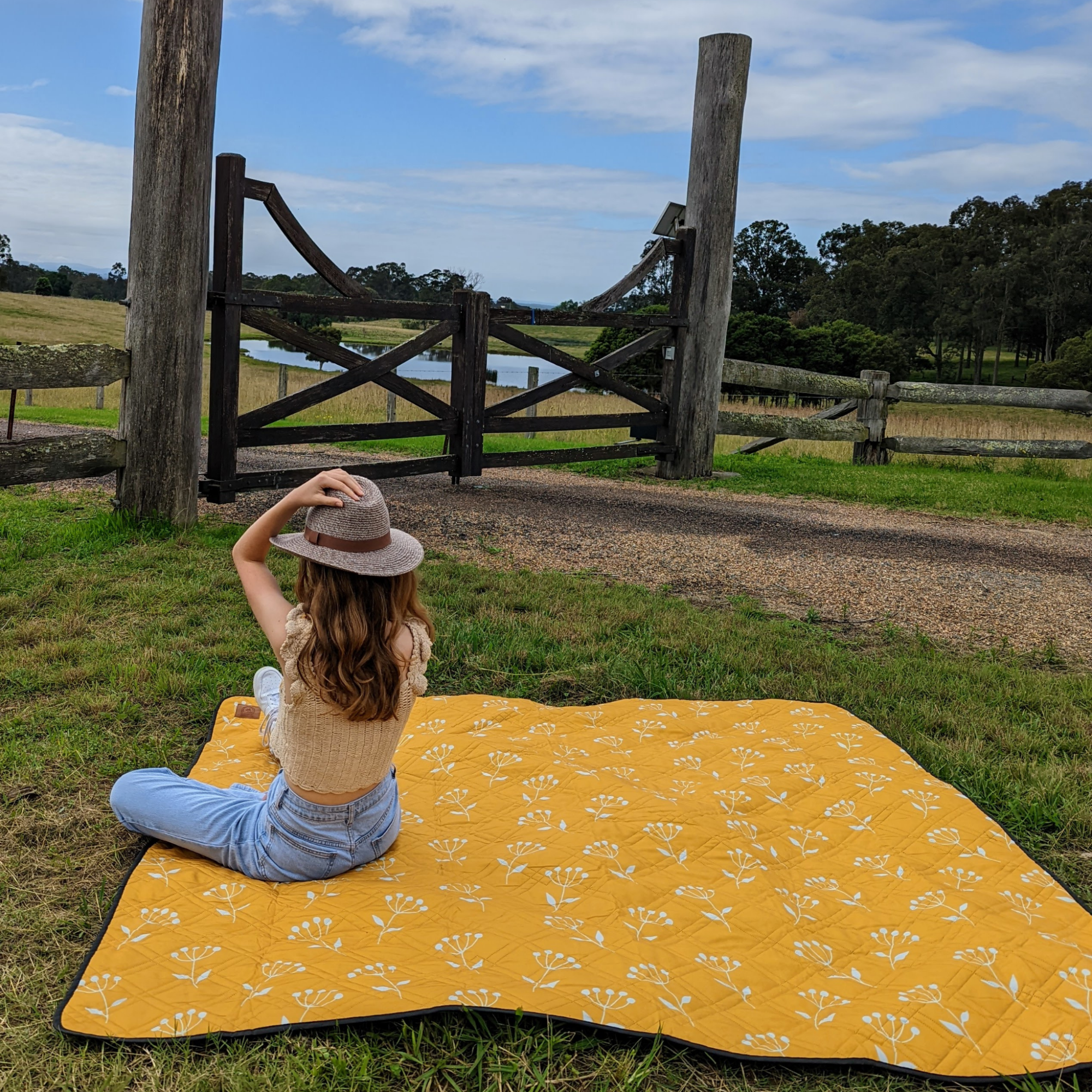 Dandelion Outdoor Blanket