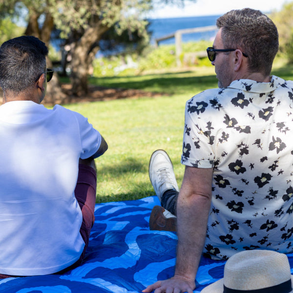 Ocean Ripple Picnic Blanket