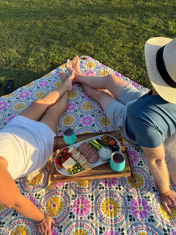 Lemoncello Blush Picnic Blanket