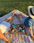 Lemoncello Blush Picnic Blanket
