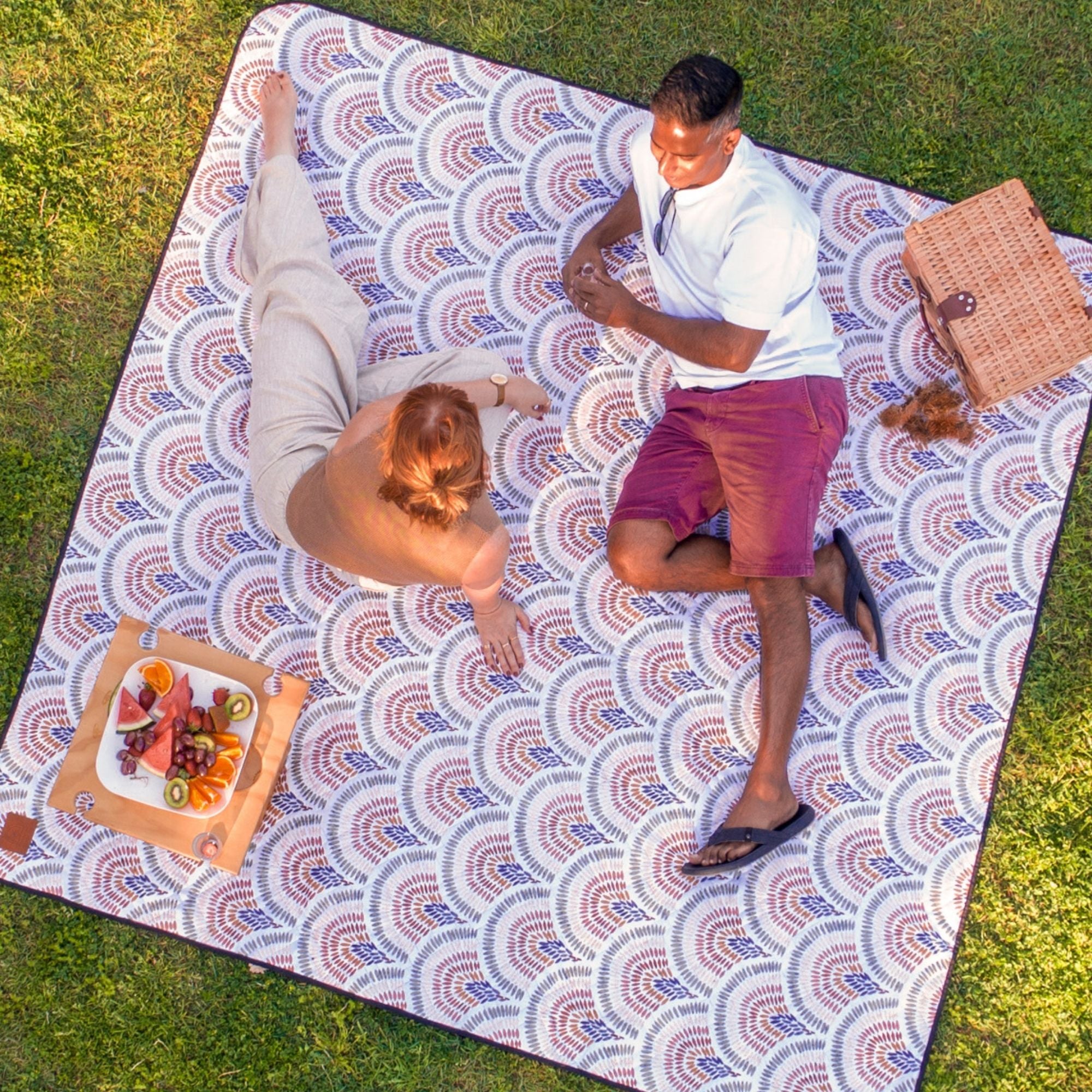 Peacock Picnic Blanket